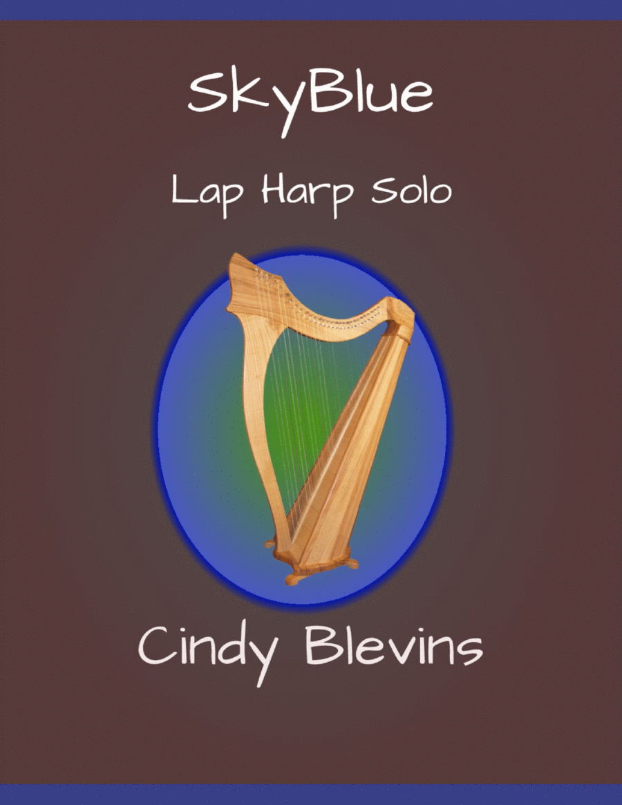 SkyBlue, original solo for Lap Harp Lap Harp scores gallery preview page 1