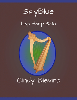 SkyBlue, original solo for Lap Harp