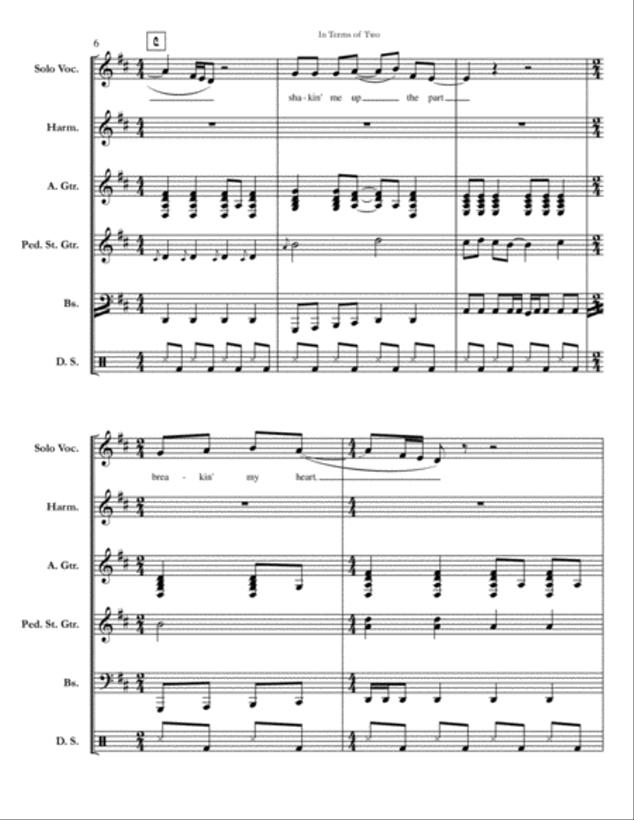 In Terms Of Two Small Ensemble scores gallery preview page 6