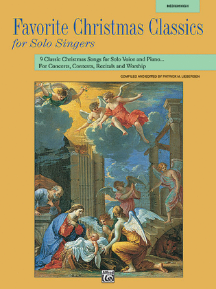 Book cover for Favorite Christmas Classics for Solo Singers