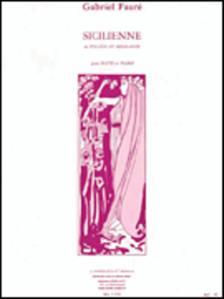 Gabriel Faure - Sicilienne Pour Flute Et Piano Op. 78 Flute Solo scores gallery preview page 1