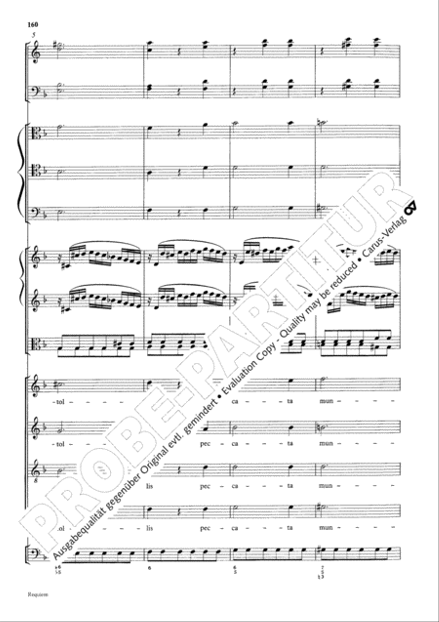 Requiem 4-Part scores gallery preview page 167