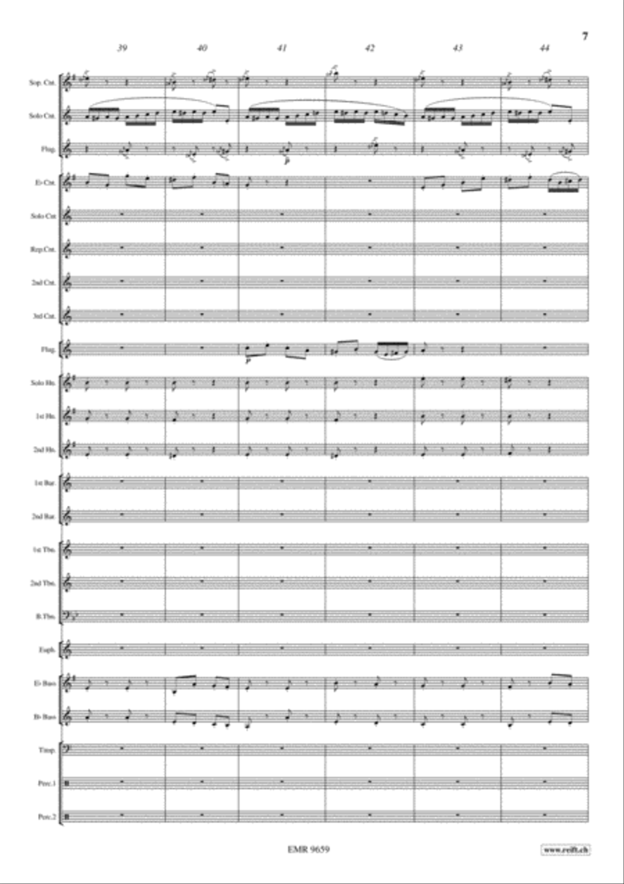 Caprice No. 24 Brass Trio scores gallery preview page 7