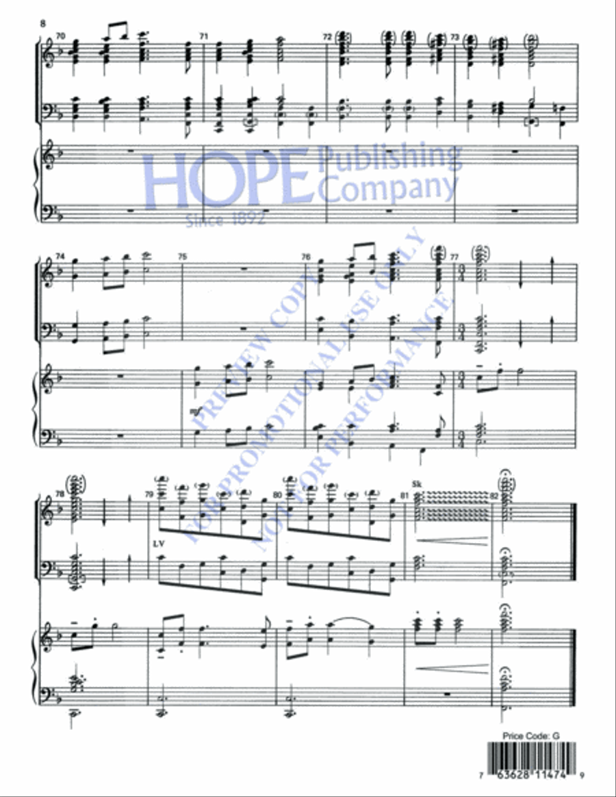 Hymns of Christmas Organ scores gallery preview page 9