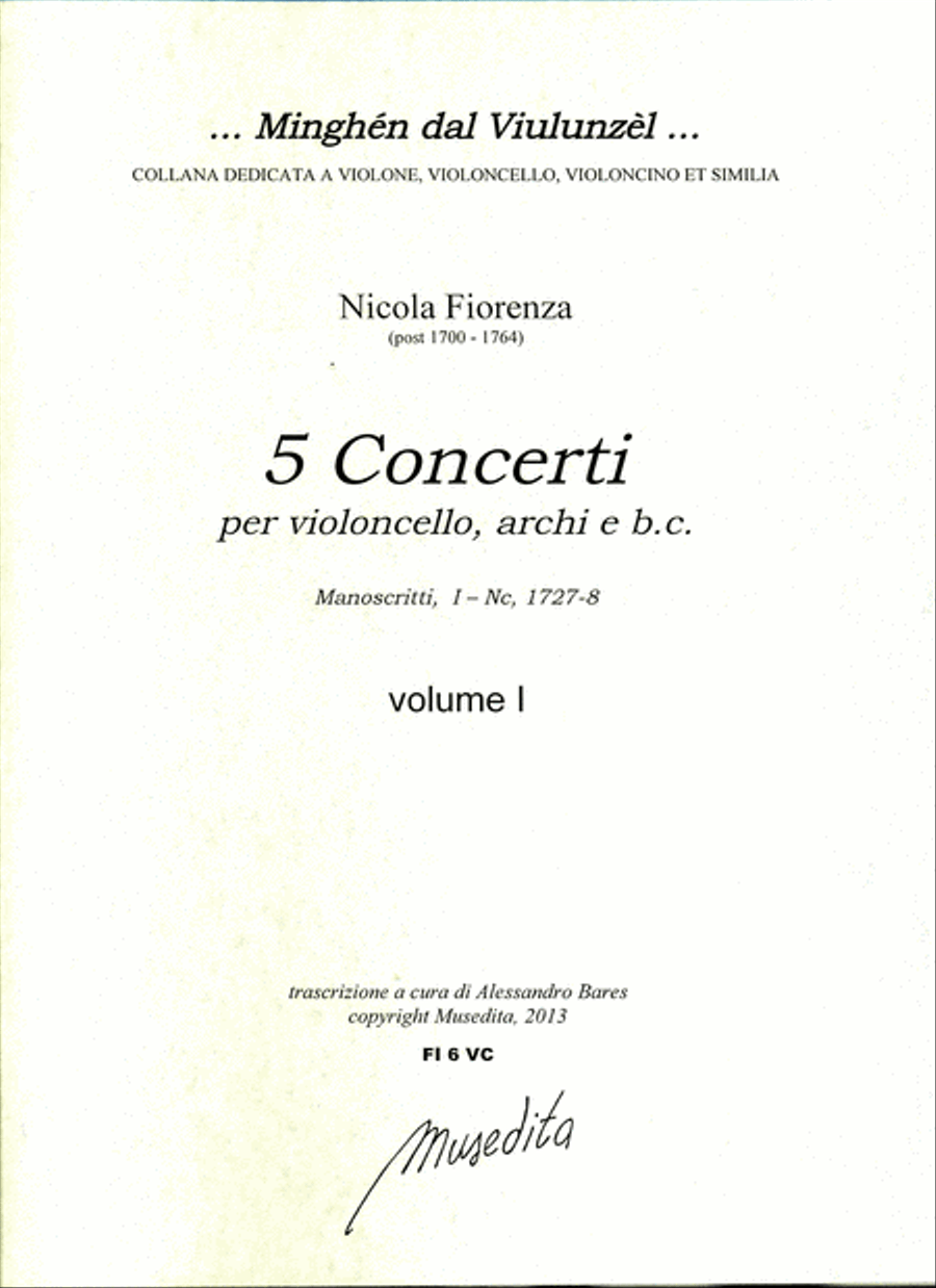 5 Concerti (Ms, I-Nc) 5 Concerti (Ms, I-Nc) Set of Parts scores gallery preview page 1