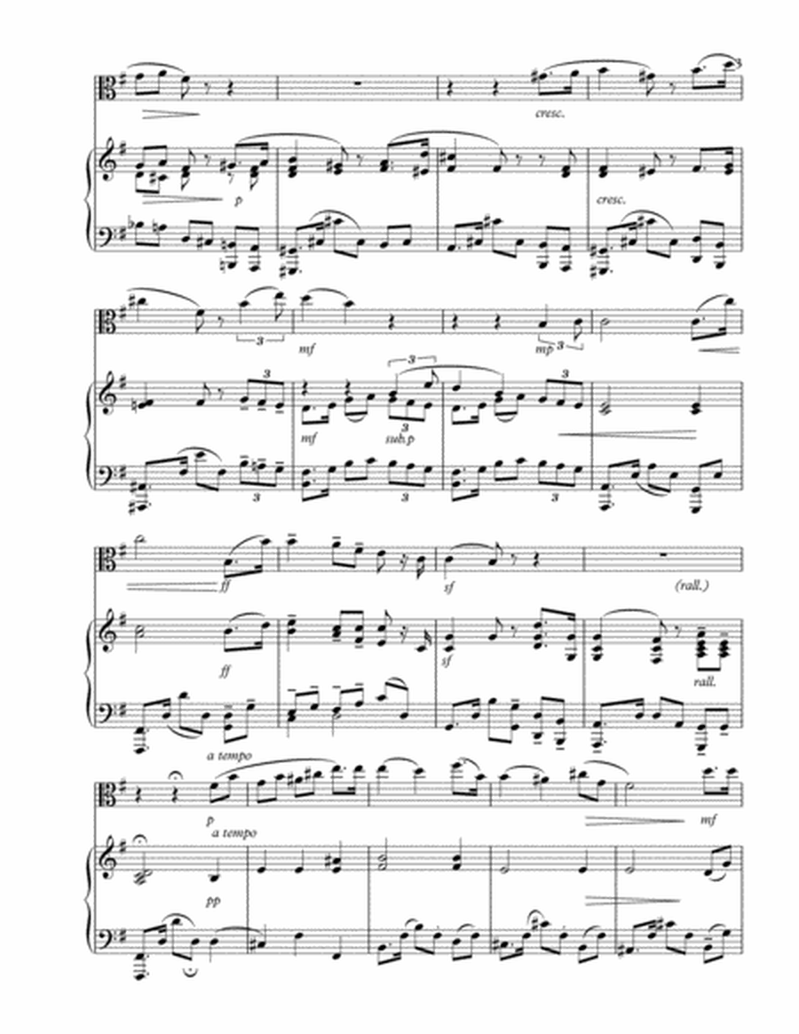 Elgar - "Minuet" from 'Beau Brummel', for Viola and Piano