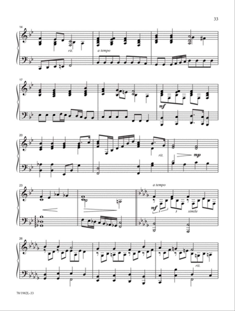 Light of The World Piano Solo scores gallery preview page 21