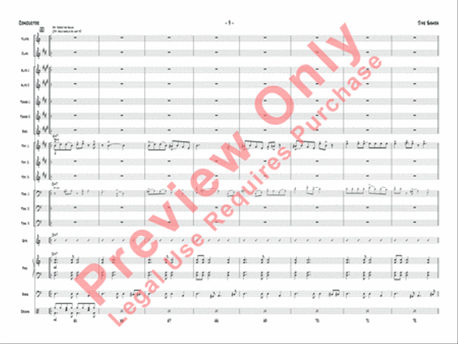 Jive Samba Jazz Ensemble scores gallery preview page 12