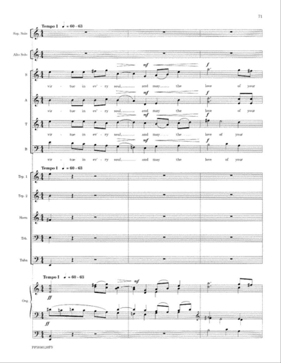 Transfiguration: An Ecumenical Mass - Full Score Divisi scores gallery preview page 74