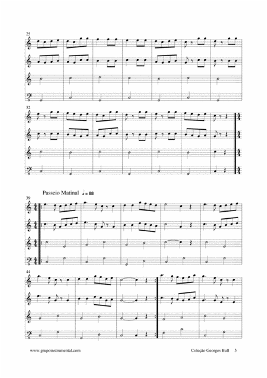 Coleção Georges Bull Coleção Georges Bull Large Ensemble scores gallery preview page 5