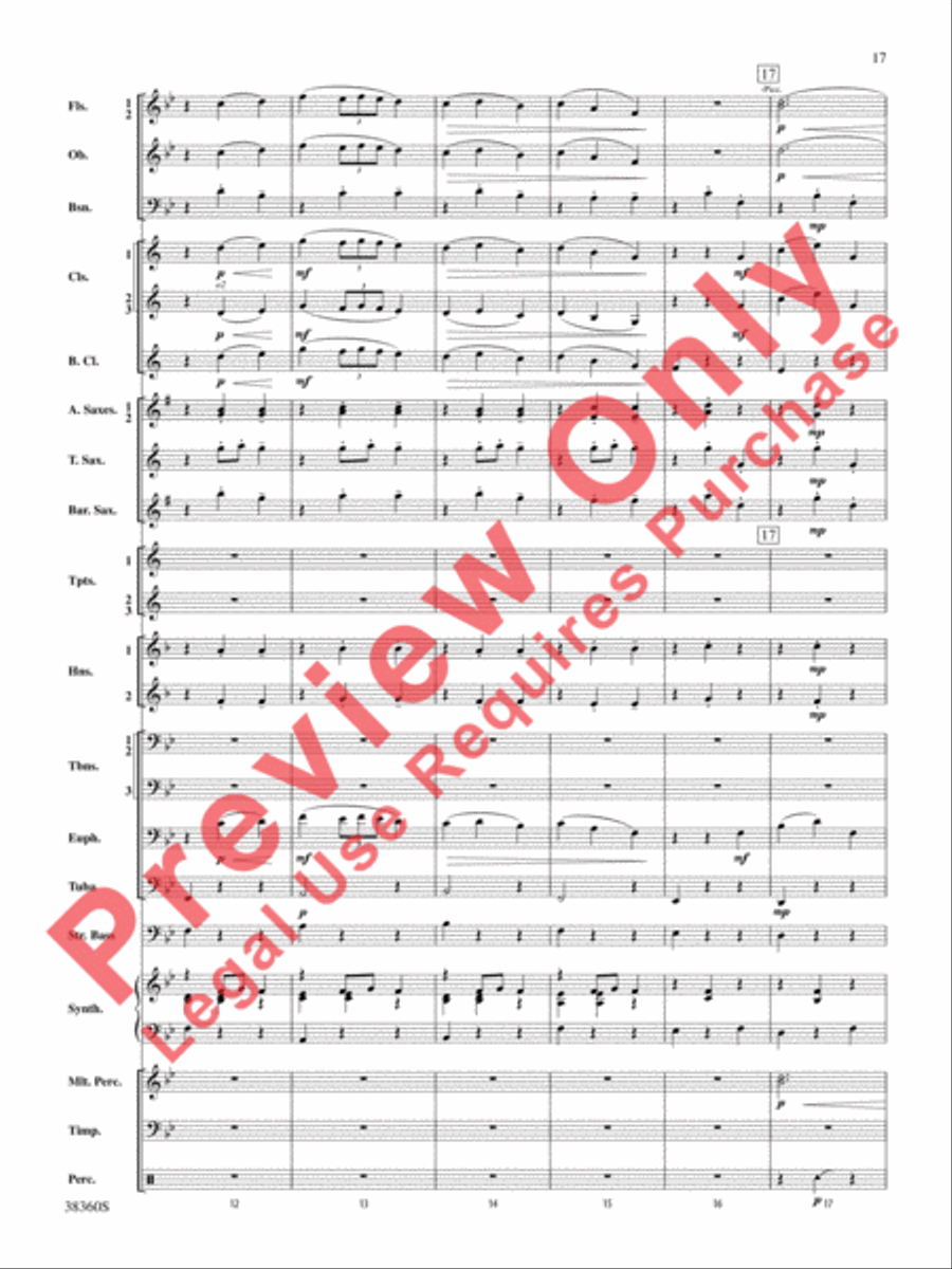 Tonadillas Suite Concert Band scores gallery preview page 18
