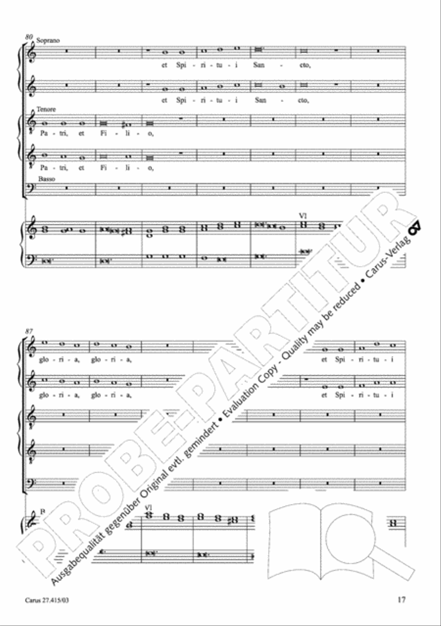 Laudate Dominum Primo 4-Part scores gallery preview page 18