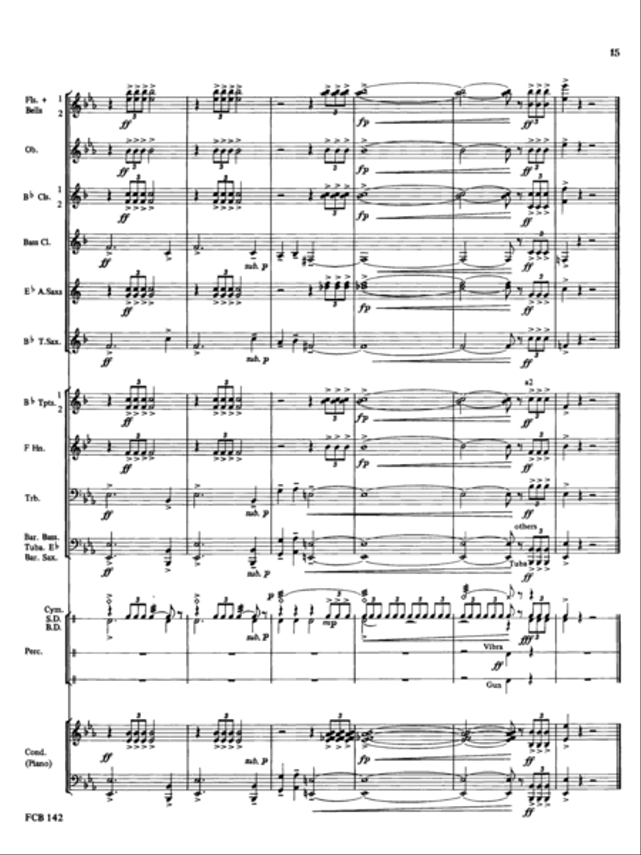 Crimebusters Concert Band scores gallery preview page 15