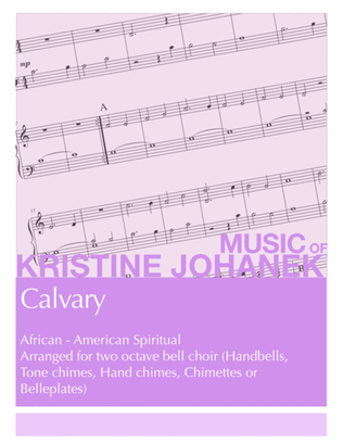 Book cover for Calvary (2 octave, Reproducible)