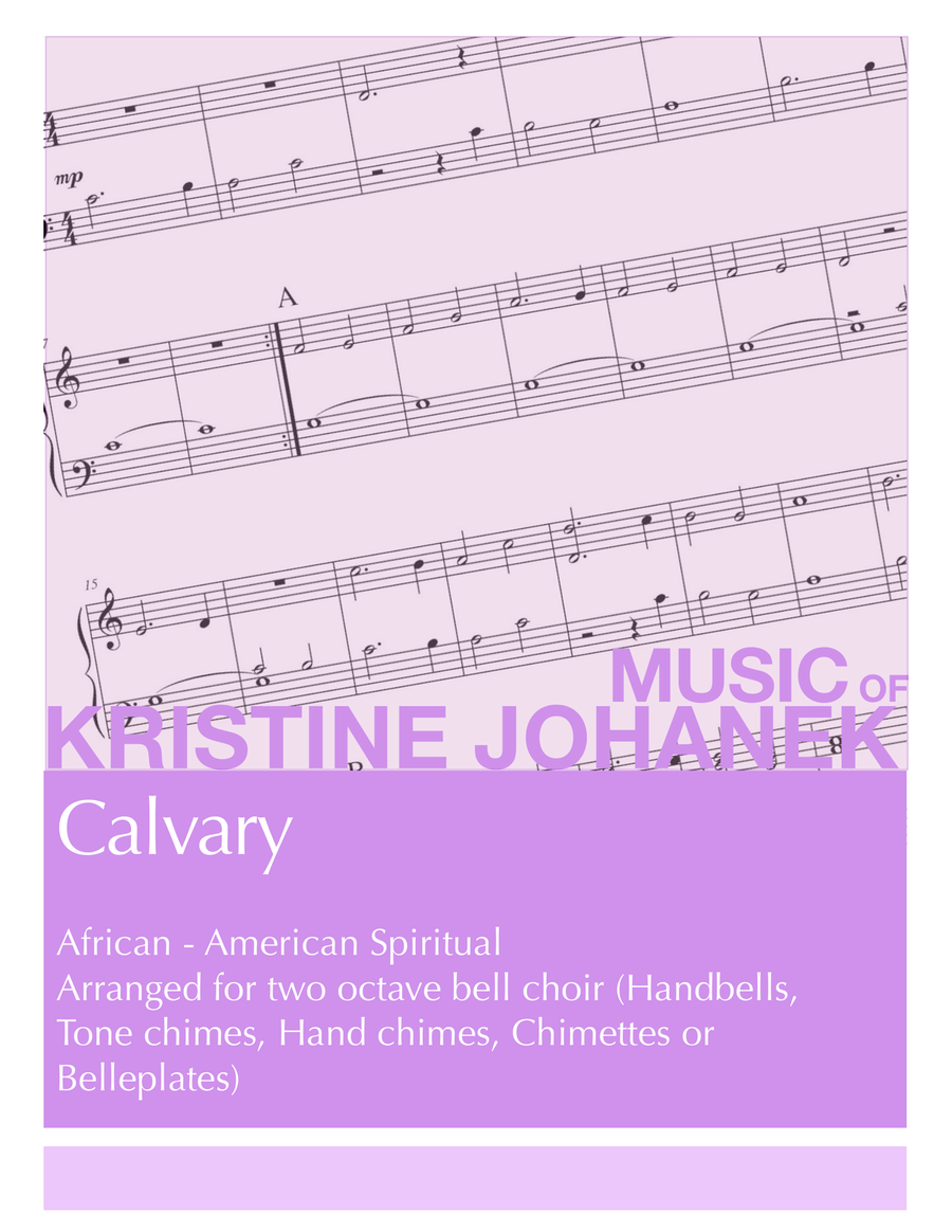 Book cover for Calvary (2 octave, Reproducible)