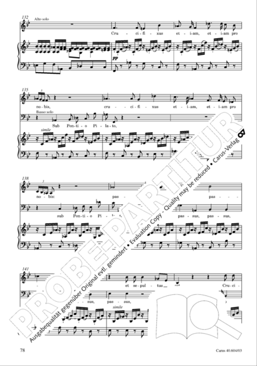 Grosse Mariazeller Messe in C 4-Part scores gallery preview page 87