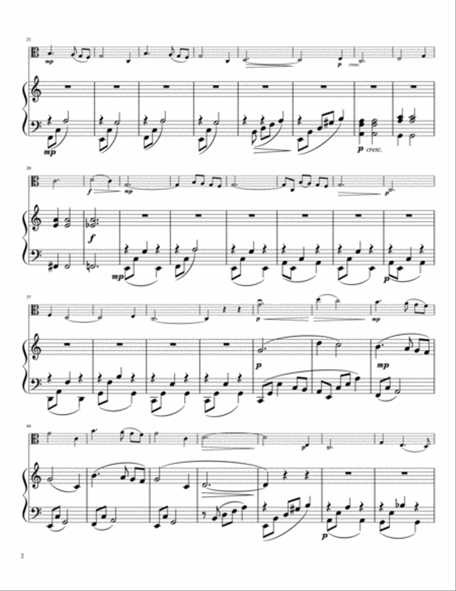 Moon River Viola scores gallery preview page 3