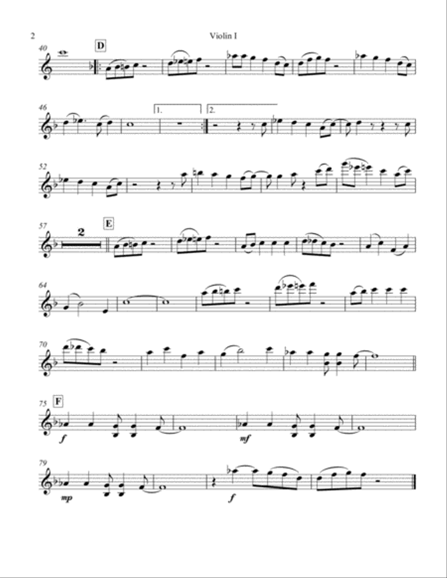 Santa Claus Is Comin' To Town String Quartet scores gallery preview page 2