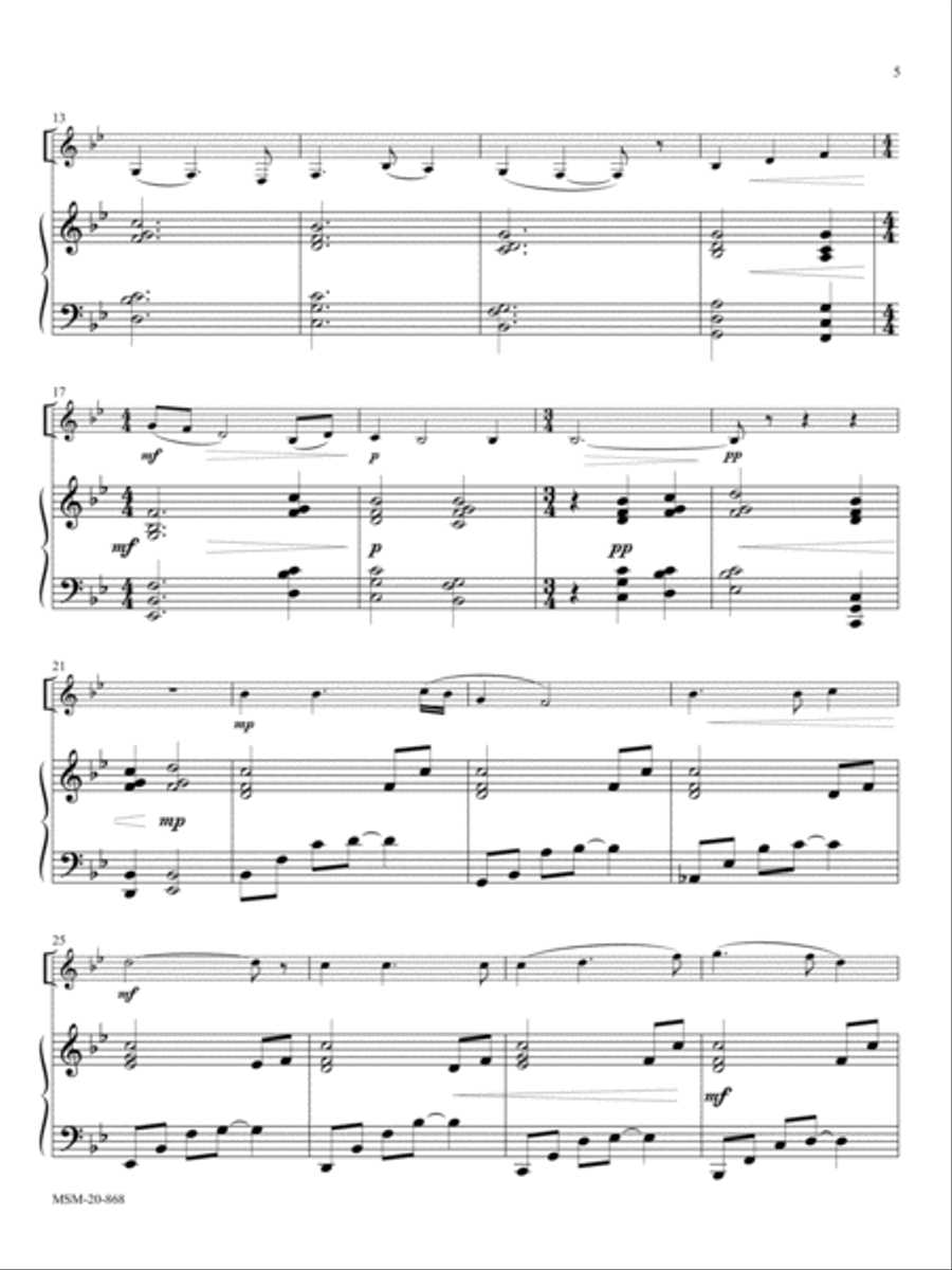 Ten Pieces for Clarinet and Keyboard Clarinet Solo scores gallery preview page 4