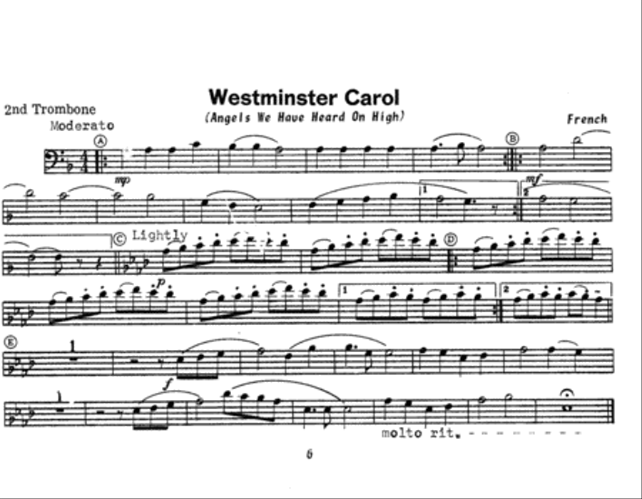 Christmas The Joy & Spirit - Book 1 - 2nd Trombone Trombone scores gallery preview page 3