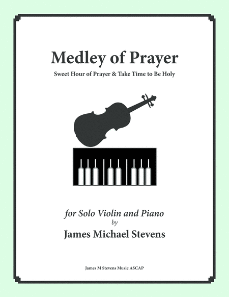 Medley of Prayer (Sweet Hour of Prayer/Take Time to be Holy) - VIOLIN image number null