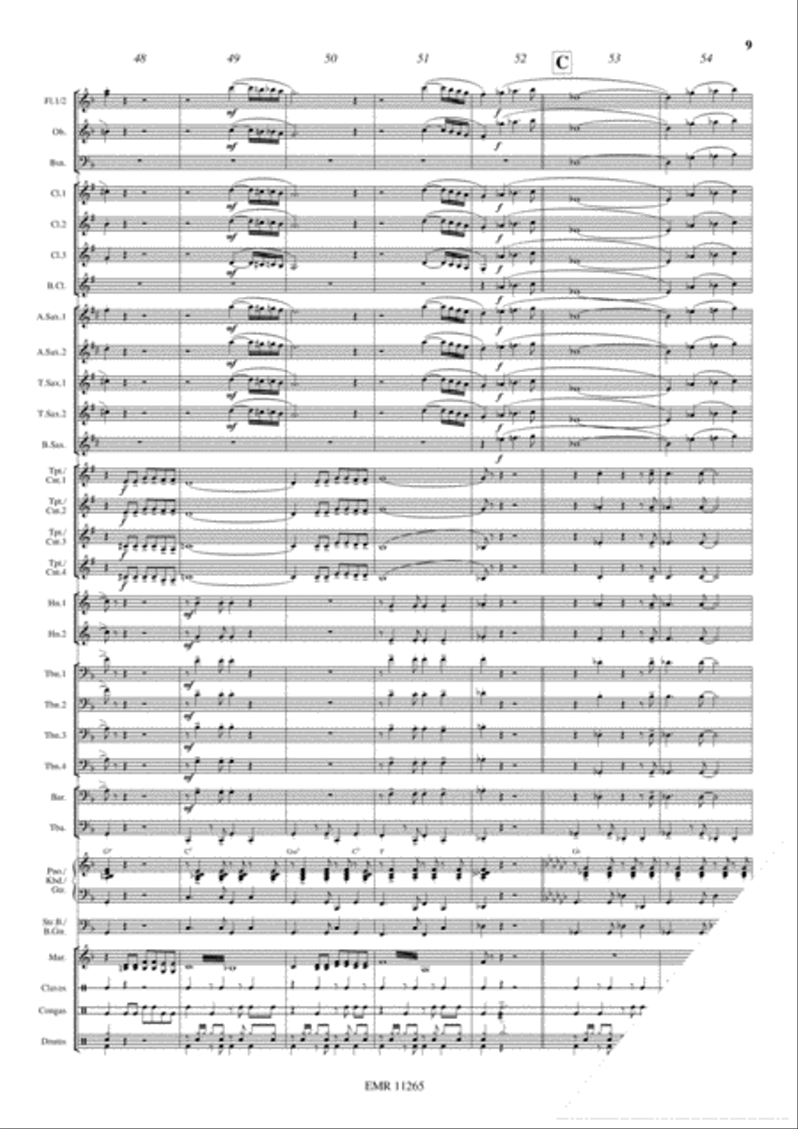 Sweetheart Romance Concert Band scores gallery preview page 10