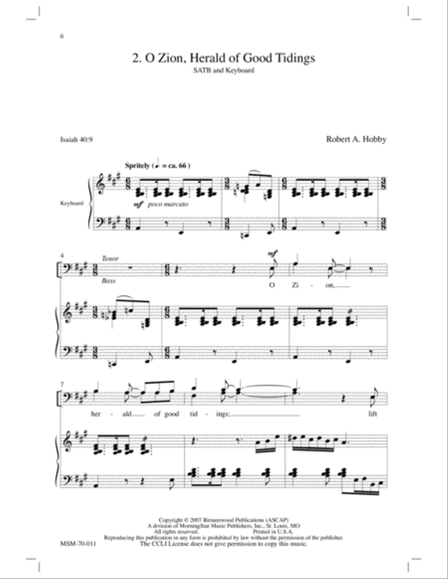 The Good Shepherd (Choral Score) image number null