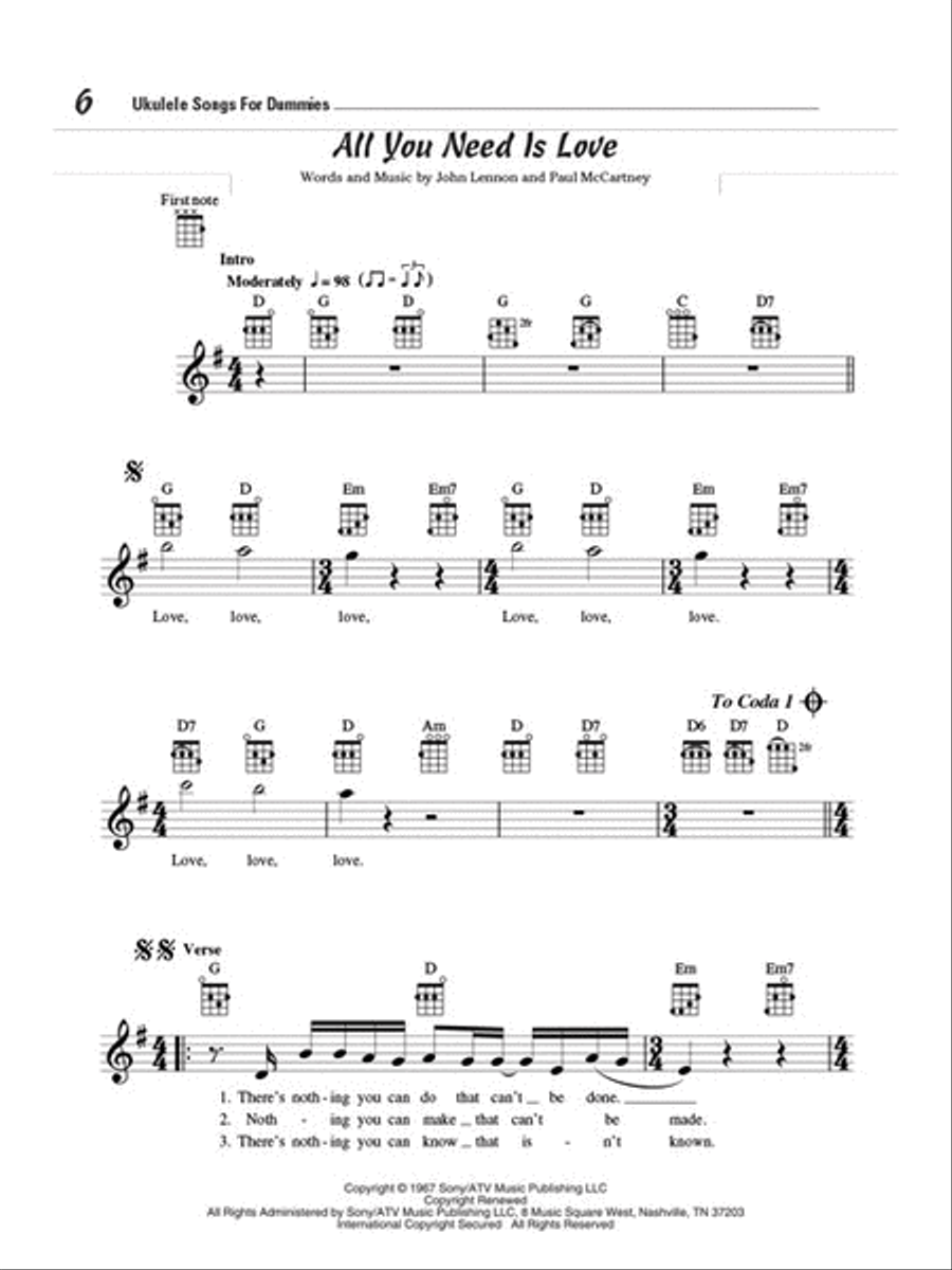 Ukulele songbook store for beginners