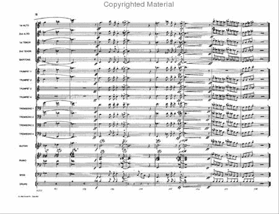 Your Sister's Samba Jazz Ensemble scores gallery preview page 17