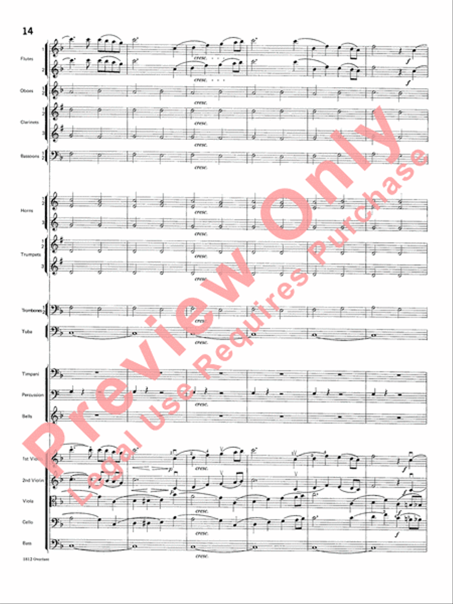 Overture 1812 Overture 1812 Full Orchestra scores gallery preview page 15