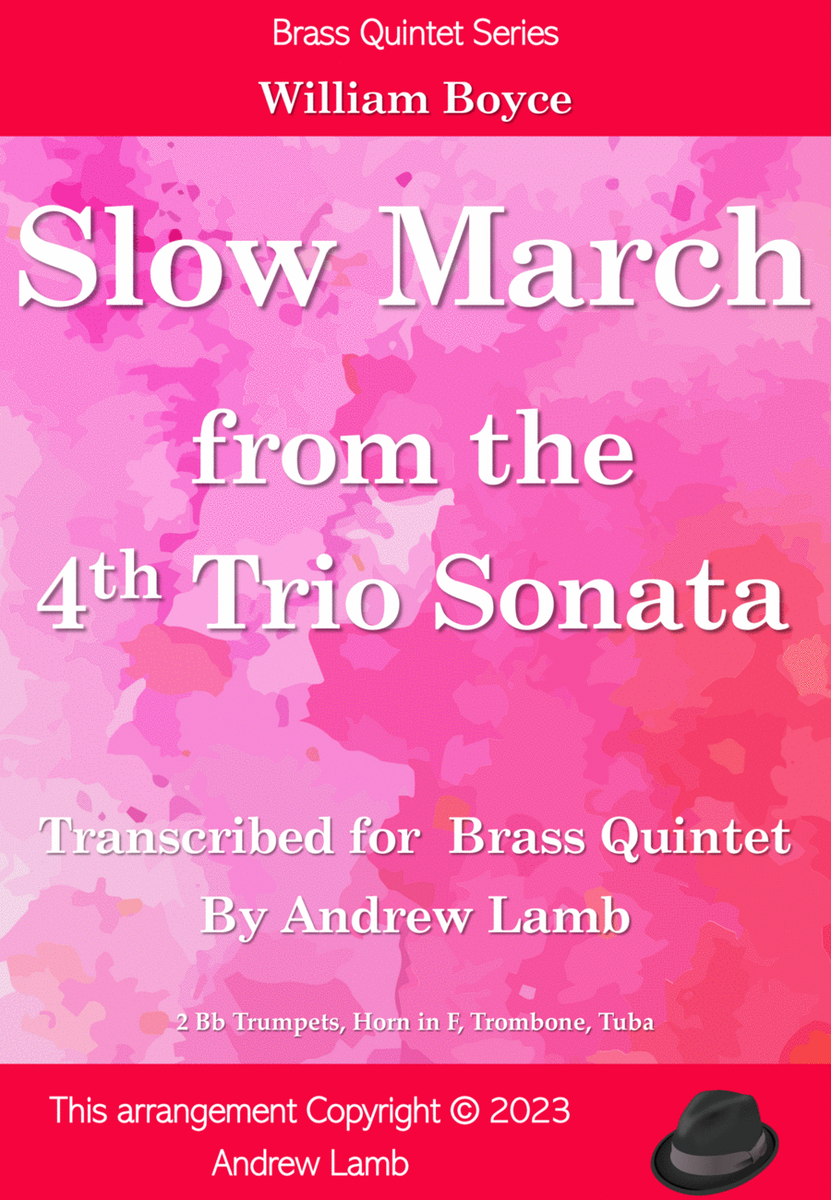 Slow March (from the Fourth Trio Sonata) [arr. for Brass Quintet] image number null