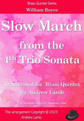 Slow March (from the Fourth Trio Sonata) [arr. for Brass Quintet]