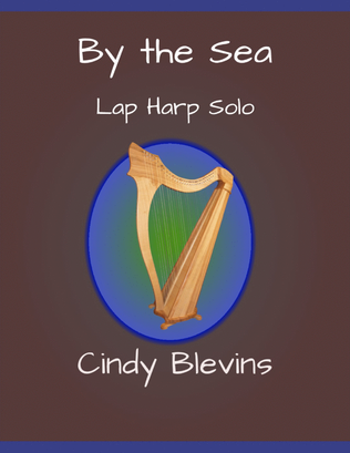 Book cover for By the Sea, original solo for Lap Harp