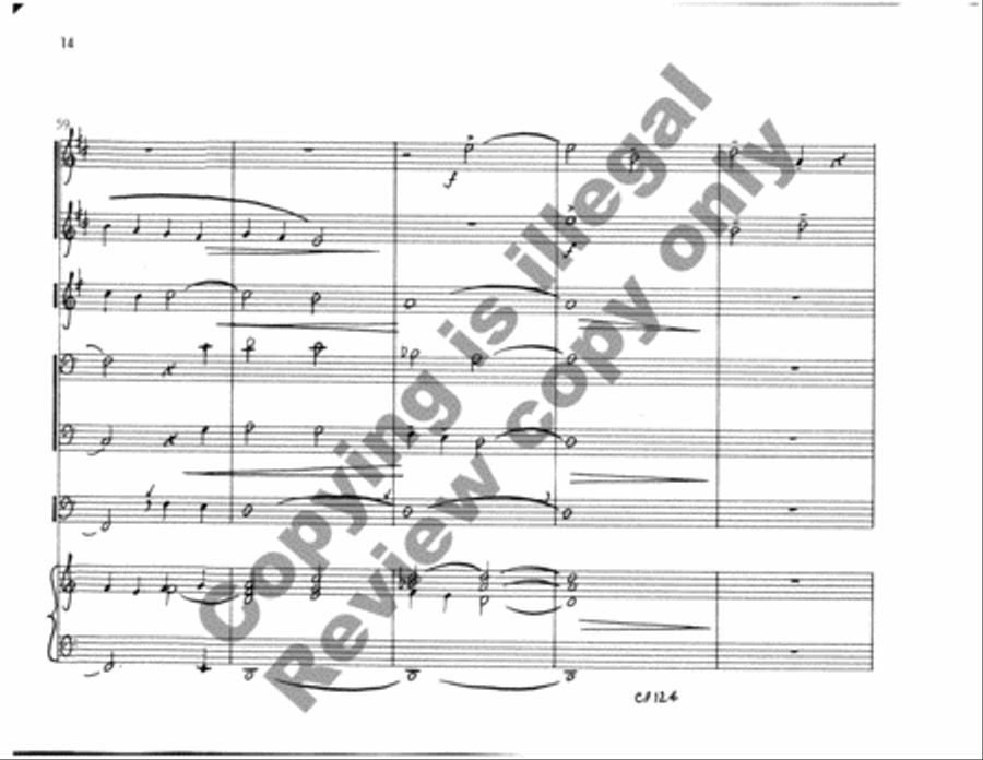 Liturgical Sonata Trombone scores gallery preview page 51