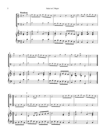 Suite in C Major for piano trio image number null
