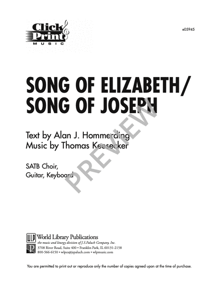 Song of Elizabeth / Song of Joseph image number null