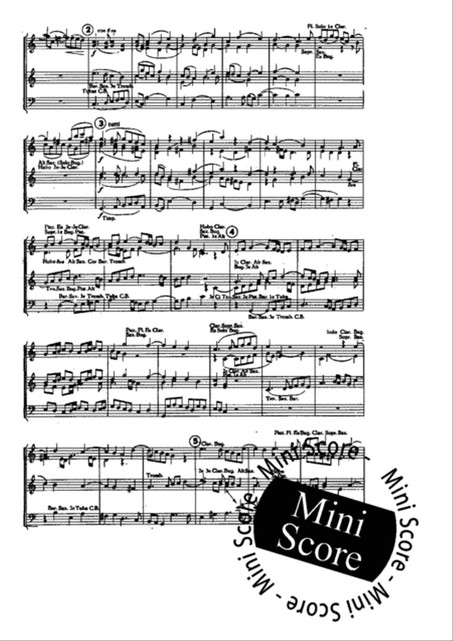 Amen Concert Band scores gallery preview page 5