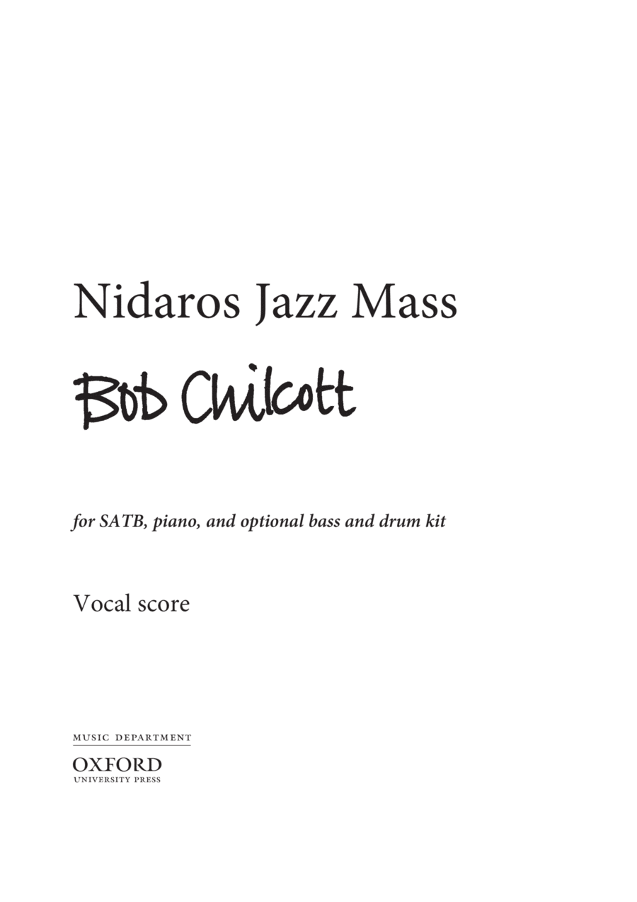 Nidaros Jazz Mass 4-Part scores gallery preview page 1