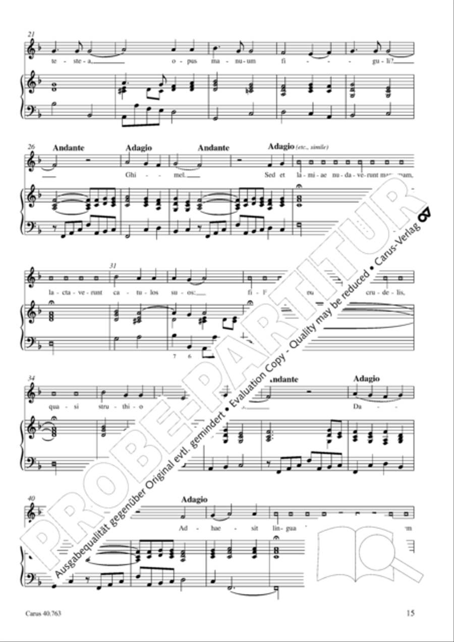 Drei Lamentationen zum Karsamstag Score scores gallery preview page 16