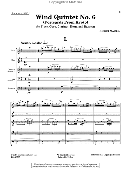 Wind Quintet No. 6