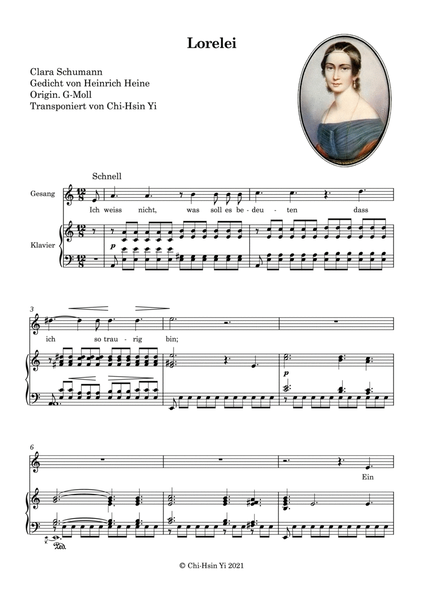 Clara Schumann: Lorelei (A Minor)