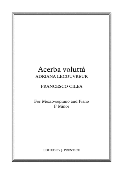 Acerba voluttà - Adriana Lecouvreur (F Minor) image number null