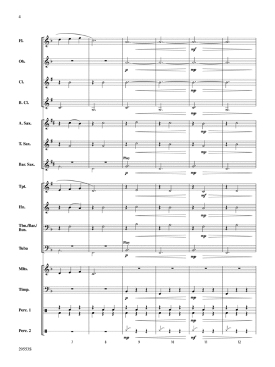 Gymnopedie No. 1 Gymnopedie No. 1 Concert Band scores gallery preview page 3