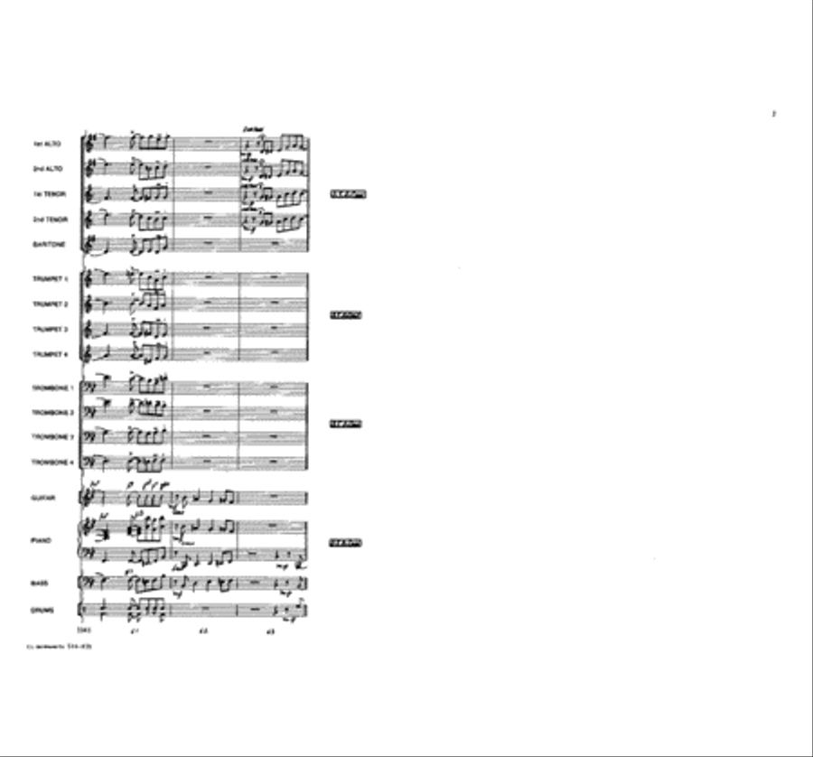 Chicken Franks Jazz Ensemble scores gallery preview page 8