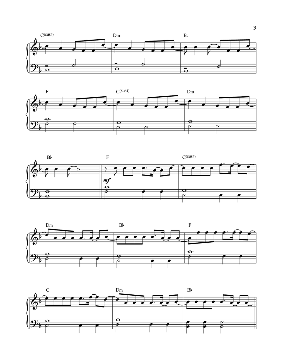 Demons Demons Easy Piano scores gallery preview page 3
