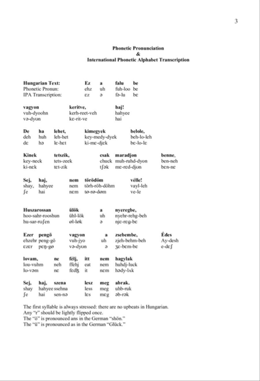 Hussar Song Hussar Song SA scores gallery preview page 2