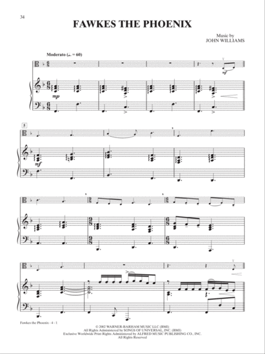 Harry Potter Instrumental Solos for Strings String Orchestra scores gallery preview page 4