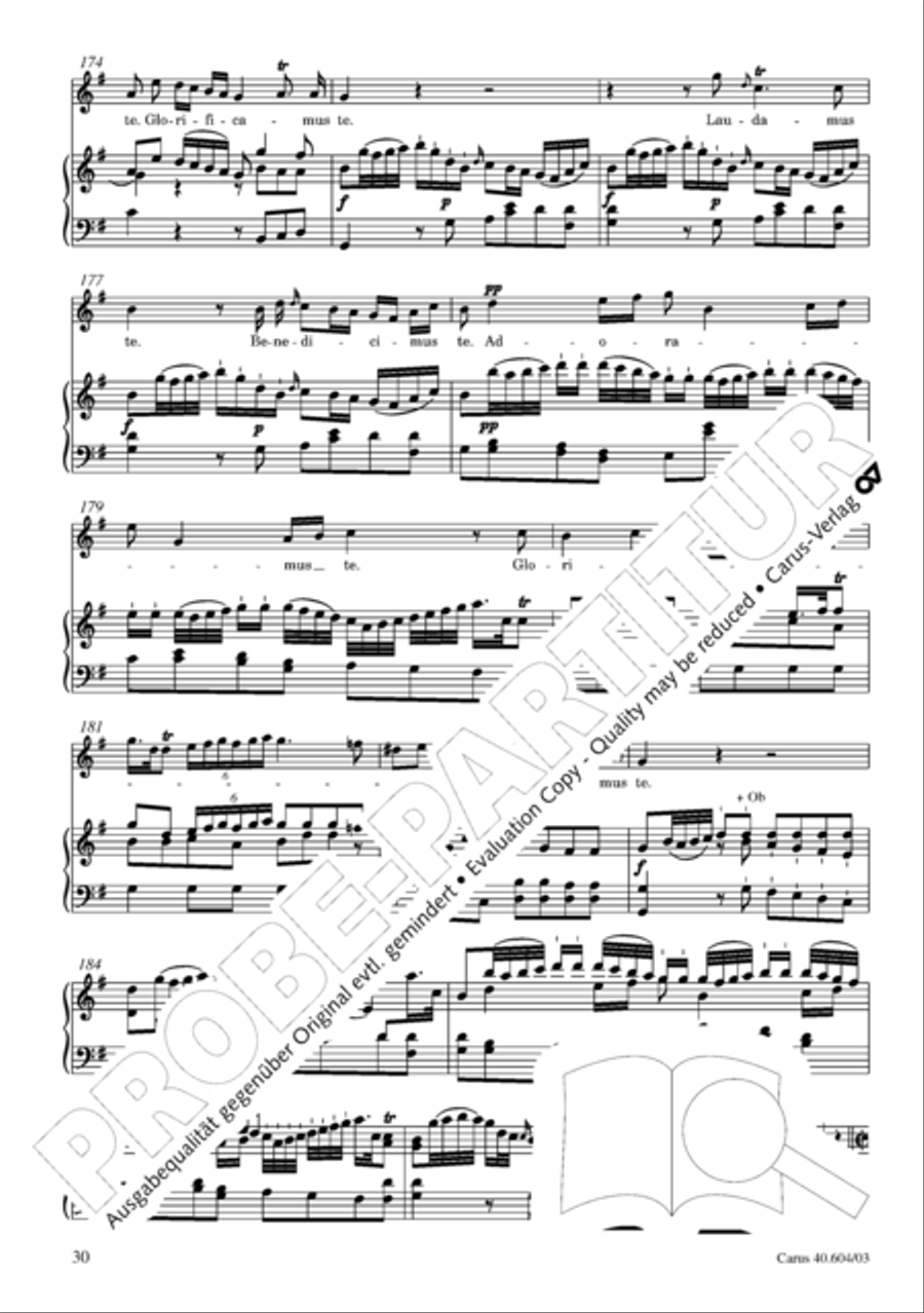 Grosse Mariazeller Messe in C 4-Part scores gallery preview page 39