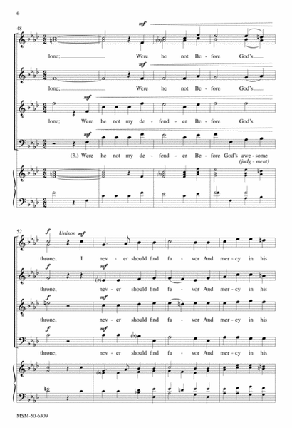 If God Himself Be For Me (Downloadable Choral Score)