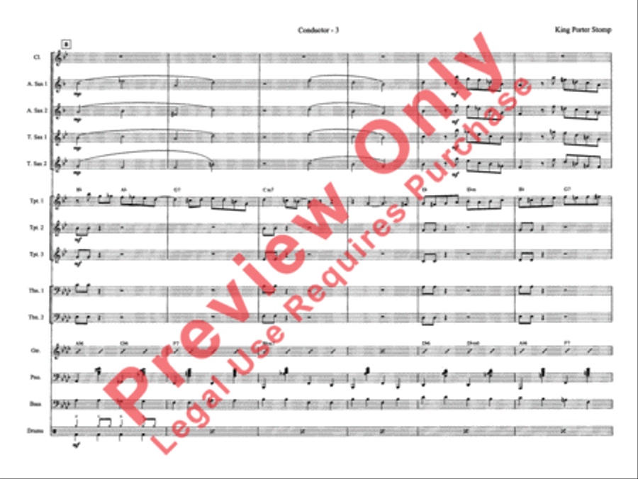 King Porter Stomp King Porter Stomp Jazz Ensemble scores gallery preview page 11